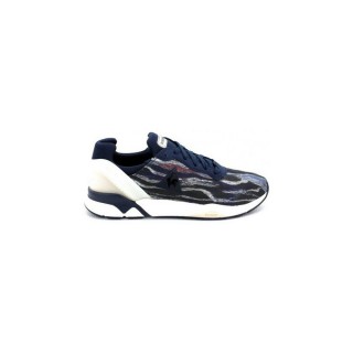 Le Coq Sportif -Lcs R Xvi Bluegray - Chaussures Baskets Basses Homme Moins Cher
